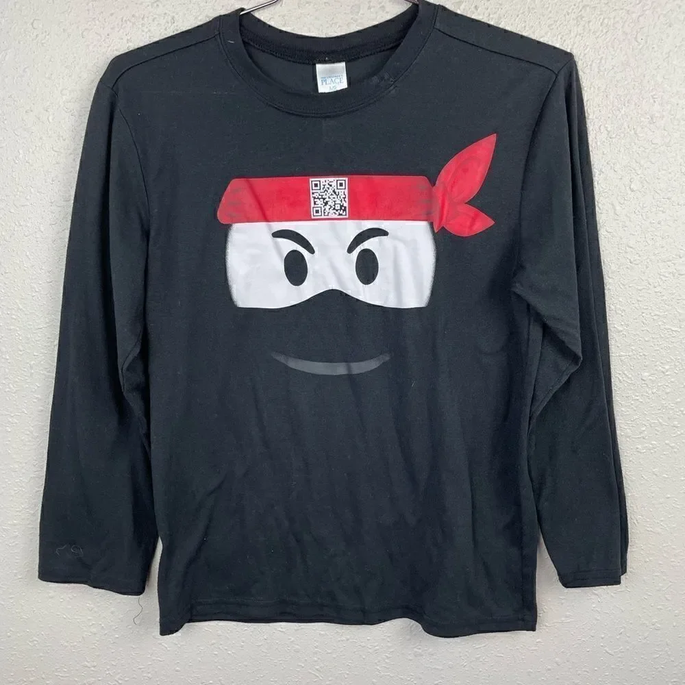 The Chukdren’s Place Ninja Shirt Size L (10/12) EUC